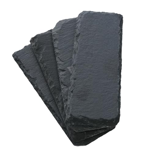 Raymoto ロックプレート 4枚 25*12cm 彫刻に最適、キッチンプレート