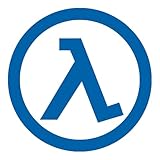 Half Life Lambda Decal (Azure Blue Vinyl Sticker, Car Laptop Window Tumbler Water Bottle) Logo Symbol