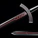Yongli Sword Fate Stay Night Fate Grand Order FGO Saber Archer Lancer Japanese Anime Game Cosplay Replica Steel Katana Sword in The Stone Excalibur (Saber Alter)