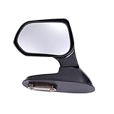 サイドビュー アシスタントミラー 汎用タイプ サイド アンダー ミラー 死角補助 ドアミラー (左側ブラック)