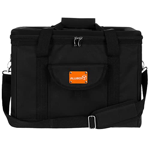 ALUBOX Picknick Kühltasche XL Black Edition 40 Liter Isoliertasche Picknicktasche Polyester schwarz 3