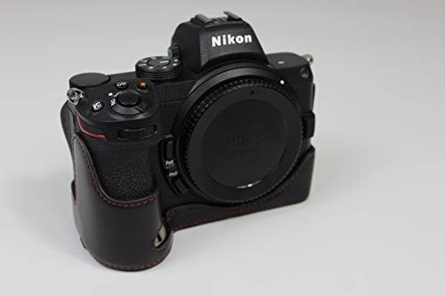 Funda semirígida de cuero para cámara Nikon Z5 Z6 Z7 miniatura 5