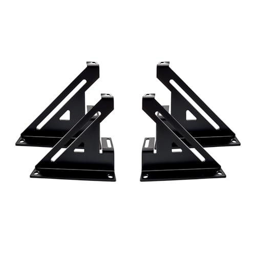 Steel 2 Amp Amplifier Rack Coated by Black Powder Used for Car Audio Systems Stacking Brackets for Sound Equipment
