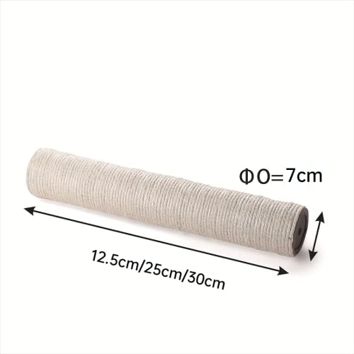 2 repuestos para poste rascador gato M8 sisal verde 12.5 cm miniatura 5