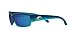 Costa Del Mar Mens Caballito Rectangular Sunglasses, Matte Caribbean Fade/Grey Blue Mirrored Polarized-580P, 59 mm