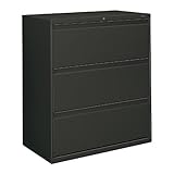 HON 800 Series Lateral File - 36' x 19.25' x 41' - Steel - 3 x File Drawer(s) - Legal, Letter -...