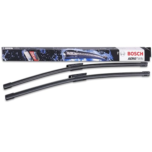 Image of BOSCH 3397007424 AeroTwin Wiper Blade Combo Pack - Set of 2 (24 inch & 22 inch) | Driver and Passenger Side Original Equipment Replacement Blades