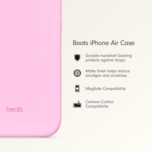 Beats iPhone Air Case with MagSafe & Camera Control, Matte Finish, Microfiber Lining – Pebble Pink - image 2