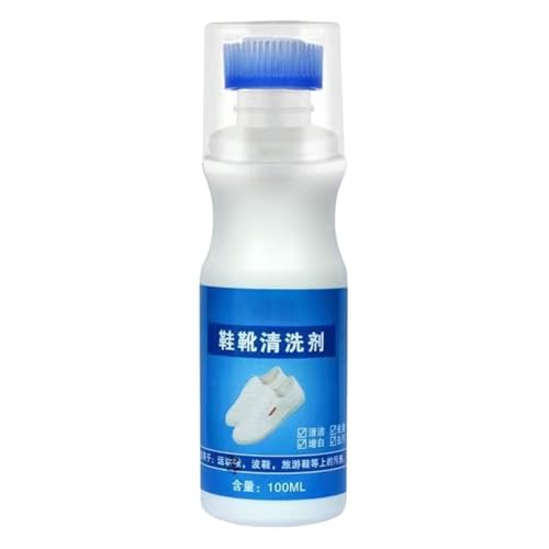 White Shoe Cleaner - Sneaker Cleaner,100ml Foam Shoe Whitening Remover, Waterless Foam Cleaning Spray for Leather Canvas Mesh Sn