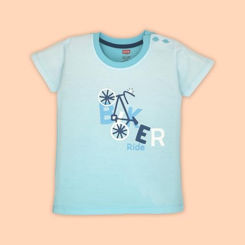 Image of LuvLap Baby Boys Regular Fit 100% Cotton Full Sleeves Boys T-Shirt Set Pack of 3