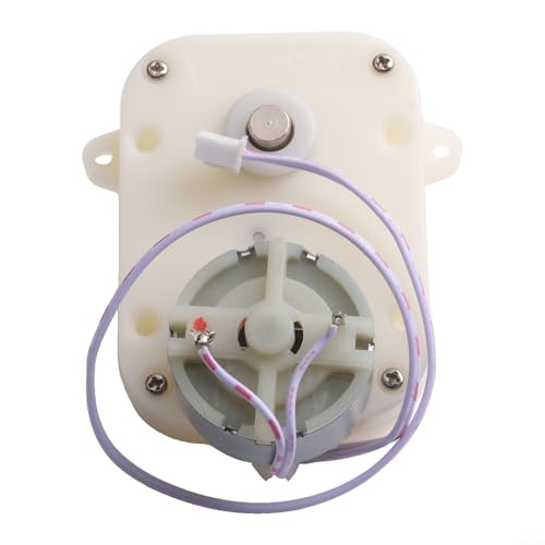 Accesorio de repuesto de motor CC para motor de bobinador de reloj, pieza de herramienta eléctrica de 3 V con velocidad constante de 8 RPM para bobinado suave del reloj, plástico y metal, diseño