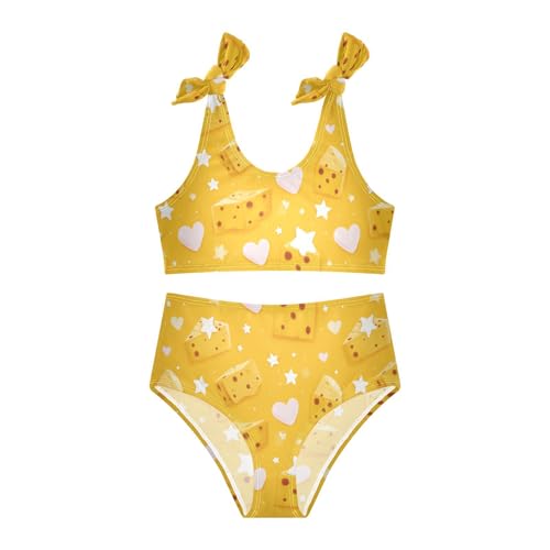Image of Boccsty Cute Crab Red Blue Girls Swimsuits Kids Bikini Sets 2 Pcs Bathing Suit for 3T