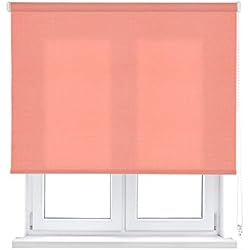 Puertas Persianas Leroy Merlin VIEWTEX | Estor Enrollable Traslúcido Shape Salmón 105 X 250cm |Estores para Puertas y Ventanas | Fabricado en España | Garantia 5 años