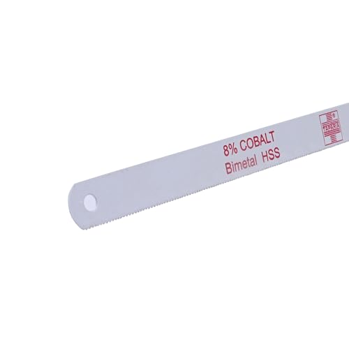 Image of Taparia HBB 1224 Hacksaw Blades 300mm 24 TPI (Pack of 2)-HSS Bi-Metal Flexible & Durable Construction-Cutting Blade for Stainless Steel, Metals, Hard Alloys-For Mechanics, Electricians, Workshops