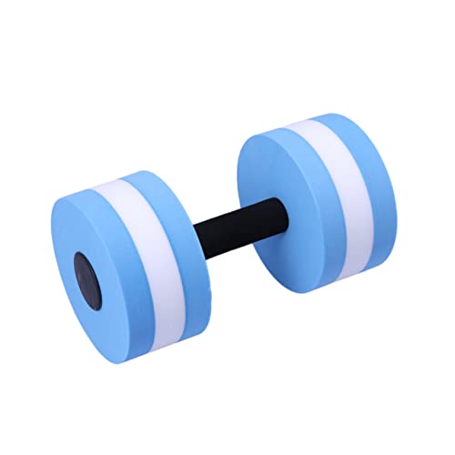 Toyvian 1Pc Eva Water Barbell for Aquatic Exercise Water Resistance Dumbbell for Pool Workouts Fun Accessory for Water Aerobics Purple Only for Strength Training