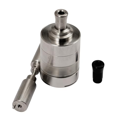 KF X Mini Style 23mm MTL RTA Verdampfer Silber 3.2ml Tank Edelstahlbau Aerokon Airflow 01 8 mm Single Coil Einspulen-Design by shen ray