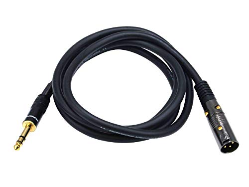 Image of Monoprice 15-Ft Premier Series XLR to 1 /4-Inch TRS Audio Cables (16AWG, XLR Male & Female, TRS Male)