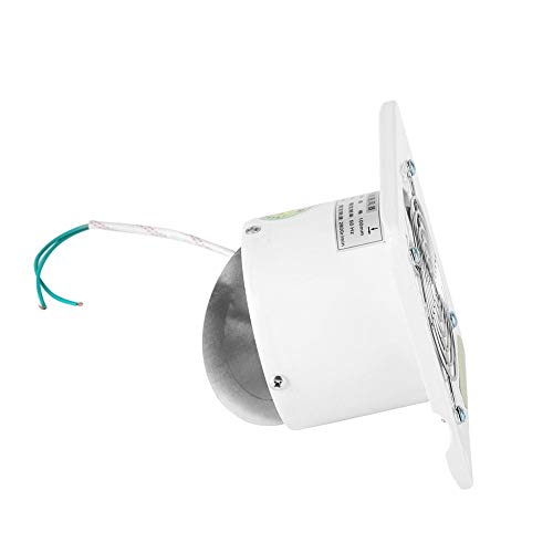 4 Zoll Abluftventilator Wandabluftventilator, Acogedor 25W 220V an der Wand befestigter Fensterlüfter Radialventilator Badlüfter, Super Silent, Home-Badezimmer-Küche