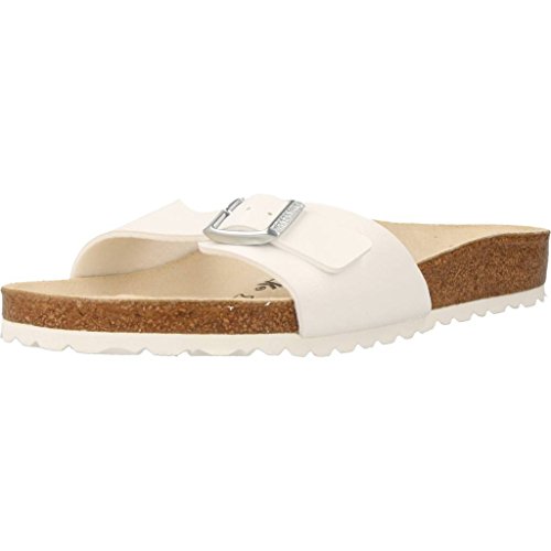 Birkenstock 040731 Madrid white, Birko Flor Hombre White EU 38