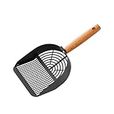 Xanorrg Scolle Pala per Lettiera in Acciaio Indurito per L'impugnatura Comoda E Rapida Tecnologia Separazione Sabbia in Metallo