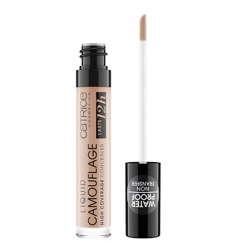 Exclusive Discount 50% Price Catrice Liquid Camouflage Concealer (010 Porcelain) - Ultra Long Lasting Concealer for Optimal Coverage, Waterproof