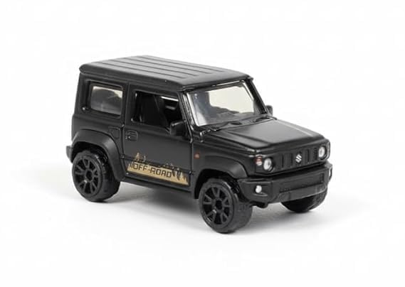 Image of Mini Style Die Cast Metal Black SUV Toy Car 1:64 Scale Collectible Off Road Adventure Vehicle Model for Kids Play Display Premium Miniature Car Gift Durable Metal Body Realistic SUV Model
