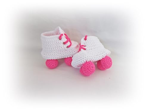 Crochet Baby Roller Shoes, Newborn Sport Shoes, Baby Shower Gift, Baby Booties (6-9 months)2