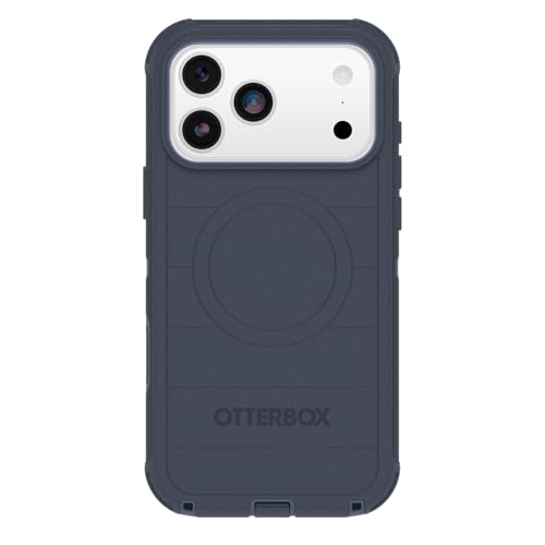 Image of OtterBox iPhone 17 Pro Max Defender Pro Series Case - Blue Sentiment - Tough, Rugged & Durable iPhone Case, Snaps on MagSafe