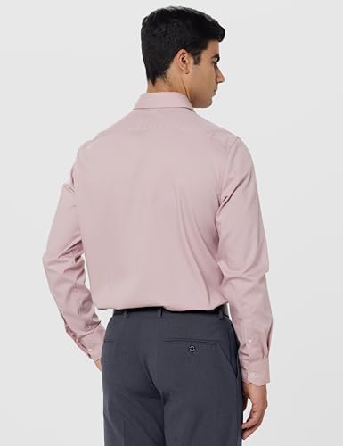 Image of Louis Philippe Men's Regular Fit Easy to Iron Everyday wear Premium Cotton Full Sleeve Solid Formal Shirt