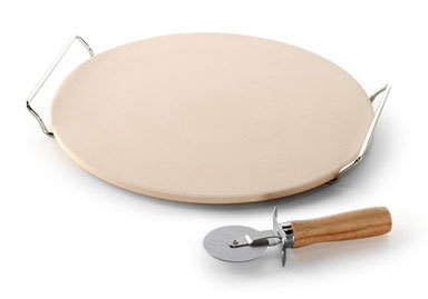 Nordic Ware 13 in. W x 13 in. L Pizza Stone Natural