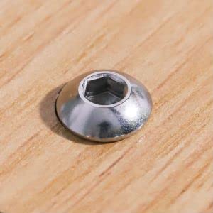 Glvaner GVN65029-100 Pcs) M3 X 10Mm Button Head Socket Cap Self Tapping Screws 304 Stainless Steel 18-8 Wood Screws Sheet Metal Screws Full Thread Coverage thumb #1