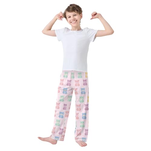Pajama Pants Colorful Bears PJ Bottoms Sleepwear Lounge Sleep Pant with Pockets2