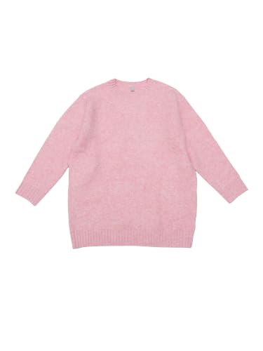 Image of Seta T Women's Sweaters Long Sleeve Crewneck Cozy Oversized Sweater Loose Fit Tunic Tops with Pockets