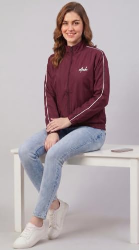 Image of Women Lightweight Jacket | Solid Casual Windcheater With 2 Pockets