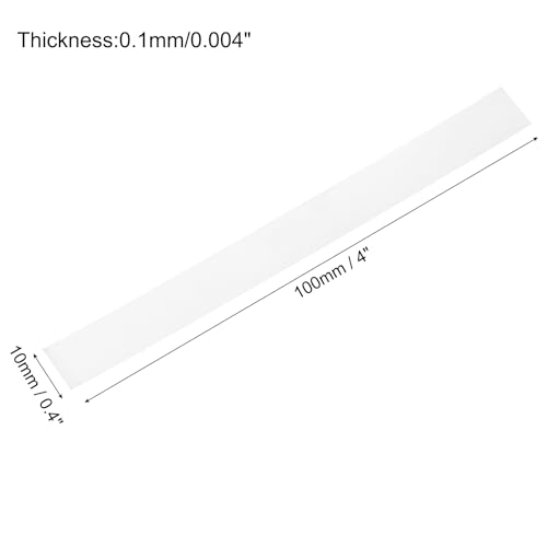 Image of MECCANIXITY Pure Nickel Strip 0.1mm x 10mm x 100mm Battery Soldering Tab Nickel Solder Tab for Battery Pack and Spot Welding 20 Pcs