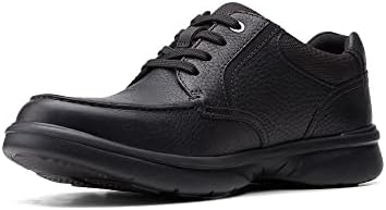 Clarks Men's Bradley Vibe Oxford, Black Tumbled Leather, 8 Wide | Image 6