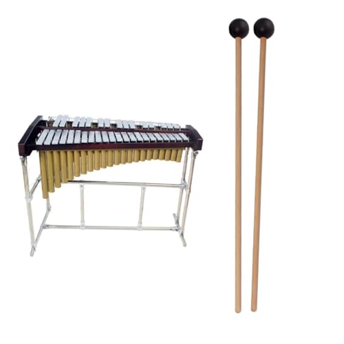 Par de baquetas pequeñas de madera para percusión miniatura 1