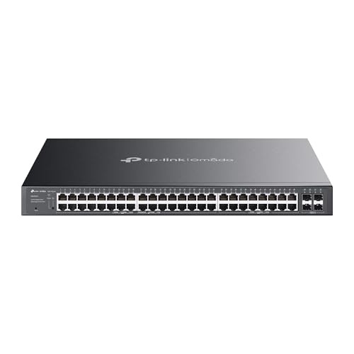 TP-Link 48 Port PoE Gigabit Switch(SG2452LP) | 32 PoE+ Ports, 16 Non-PoE Ports, 4 SFP Ports | 230W Budget | Omada Full Managed | Fanless | L2 Managed | VLAN, ZTP, LAG, PoE Recovery | 5-Year Warranty - image 1