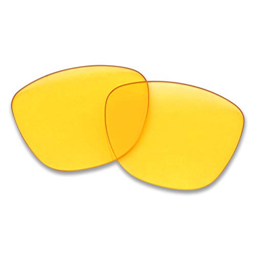 SOODASE Para Oakley Frogskins Asian Fit Gafas de sol Amarillo Transparentee Lentes de repuesto