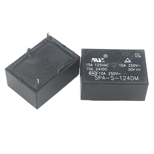 Relais SPA-S-124DM 4 pieds normalement ouvert pour circuits imprimés et montages CC