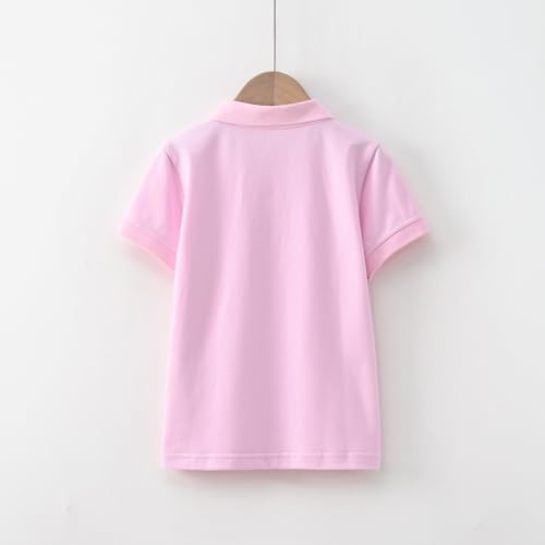 Girls Polo Shirt Short Sleeve Shirt for School Uniform Polo Shirts4