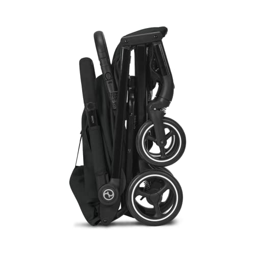 CYBEX kinderwagen Beezy met One-Pull Harness vanaf de geboorte tot ca. 4 jaar (max. 22 kg) compact en ergonomisch Moon Black (zwart) - Afbeelding 6