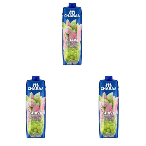 CHABAA 100%�~�b�N�X�W���[�X �O�A�o 1000ml (× 3)