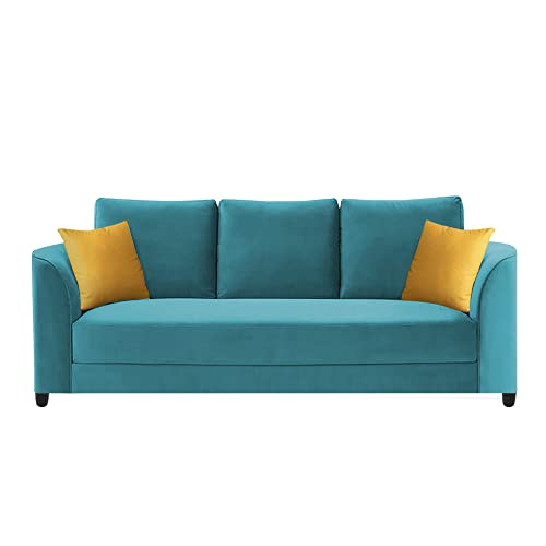 Image of Francis 3 Seater Sofa Set for Living Room (Turquise Fabric)