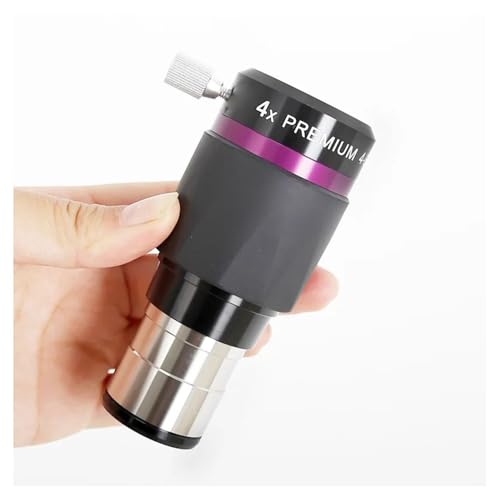 Lente Barlow 4X telescopio astronómico 1.25 pulgadas espejo aumento 31.7mm
