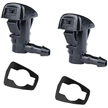2 Pcs Windshield Washer Nozzle Sprayers Compatible with Fusion Milan MKZ Select Models