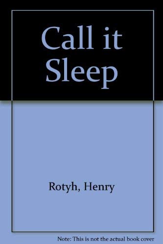Call It Sleep 038000755X Book Cover