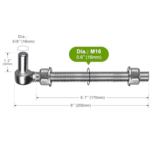 Insaga Gate Hinge M16 - Image 2
