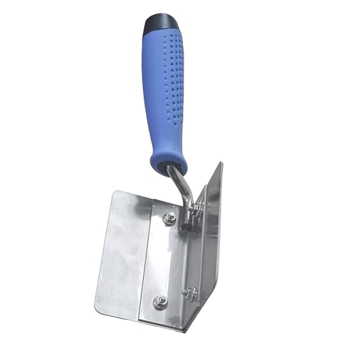 Juego de espátulas profesionales de esquina interior y exterior para ángulos rectos en proyectos de construcción, acero inoxidable resistente