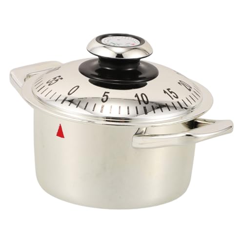 BESTonZON キッチンマー 機械式転カウントダウン アラーム機能付き 調理 勉強 運動向け 軽量コンパクト設計